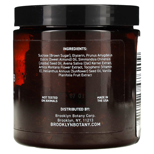 Brooklyn Botany, скраб с коричневым сахаром, для всех типов кожи, 283 г (10 унций)