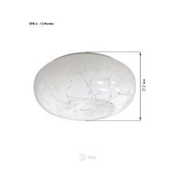 Светильник потолочный светодиодный ЭРА Классик без ДУ SPB-6 - 12 Marble светодиодный 12Вт | Светильники SPB-6 без ДУ
