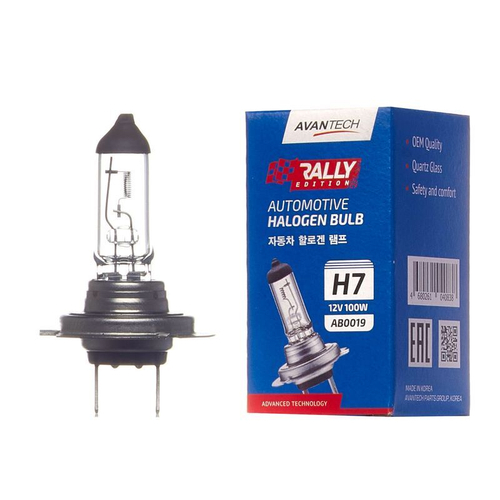 Лампа головного света Avantech H7 12V 100W AB0019
