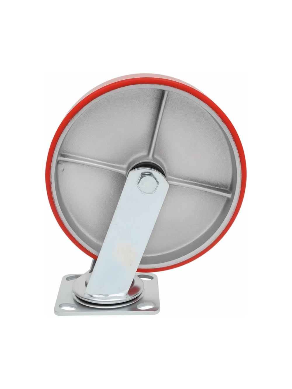 Колесо промышленное поворотное с подшипником 200мм ПУ/чугун Gigant G-04-09-24