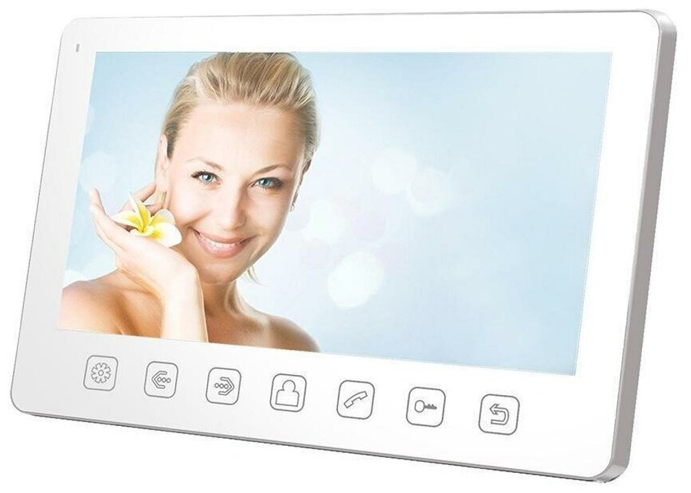 Монитор видеодомофона Amelie Slim (White) HD SE