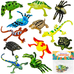 Набор животных Levatoys YSLT06-8 Обитатели террариума в пак.