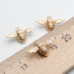 Подвеска Пчела, позолота, размер 17*11 мм, цена за 1 шт