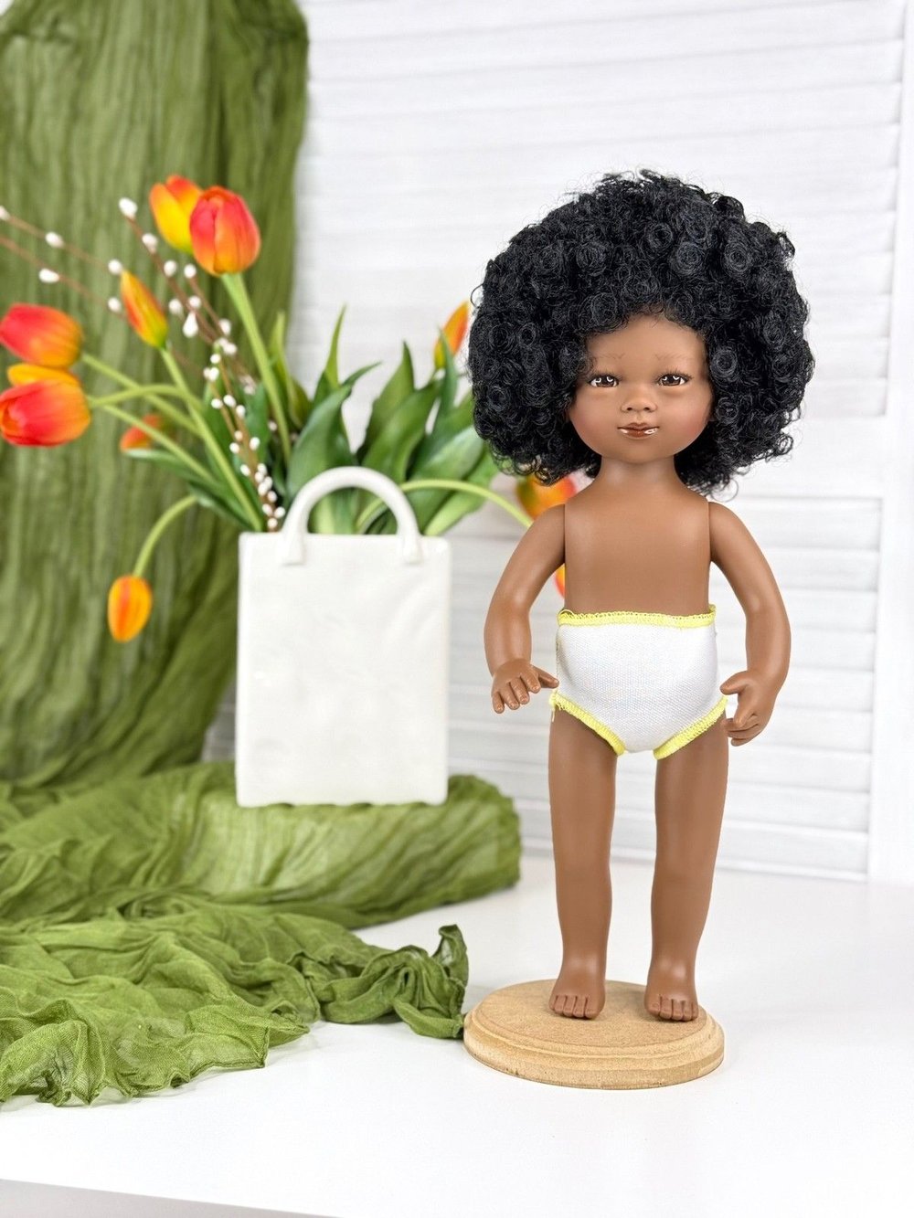 Кукла D Nenes виниловая 34см Celia без одежды (022307W)