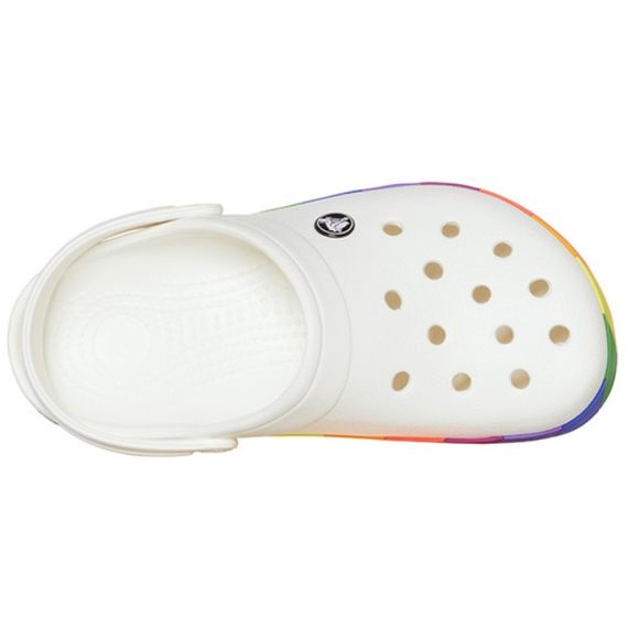 Crocs Rainbow Stripe 'White'