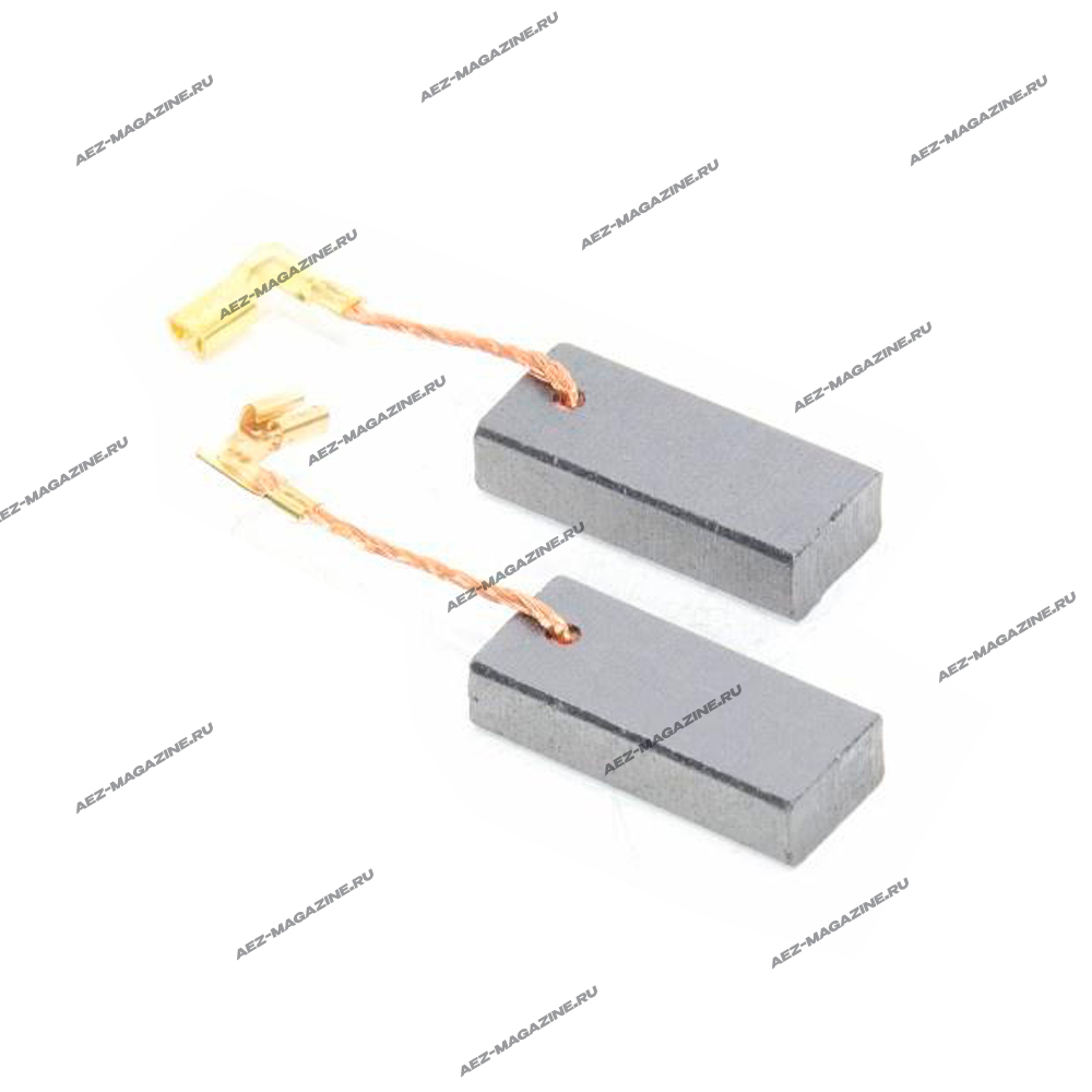 Электроугольная щётка 6х11х25 Поводок клемма-мама,выход сбоку подходит для МАКИТА