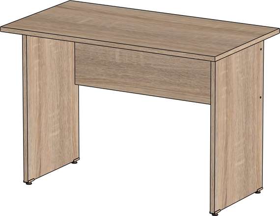 Стол письменный Стандарт Про дуб сонома