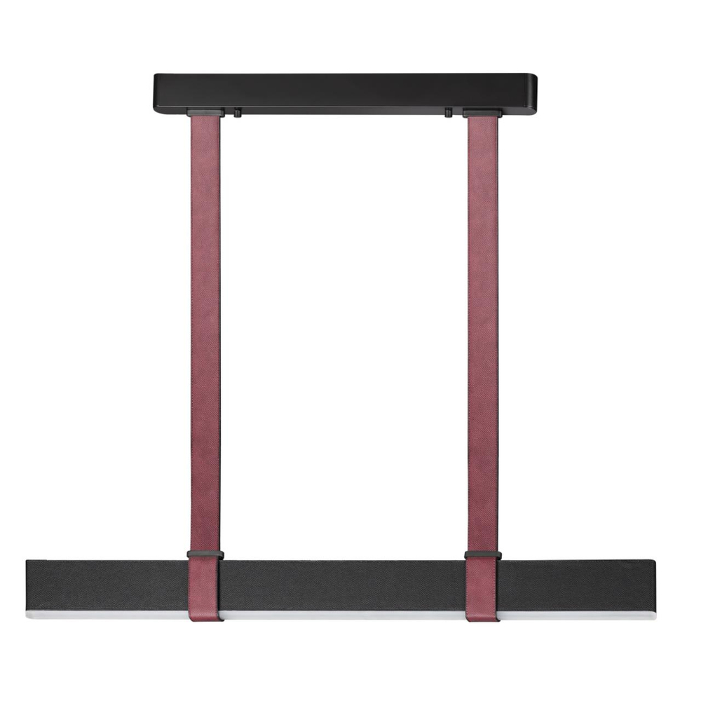 6629/25L HIGHTECH ODL24 000 металл/экокожа/ткань/акрил бордовый/черный Подвесной светильник IP20 LED 25W 3000K 220V VINCENT