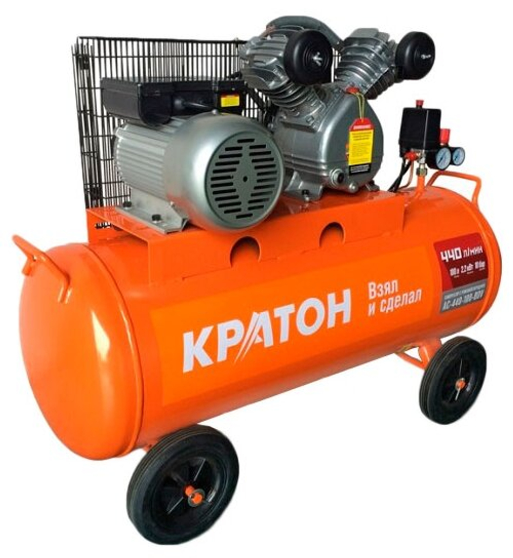 Компрессор с ременной передачей КРАТОН AC-440-100-BDV