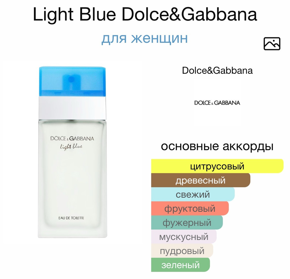 Light Blue Dolce&Gabbana