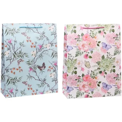 Пакет подарочный «Луговые цветы» 31*40*12 см, микс