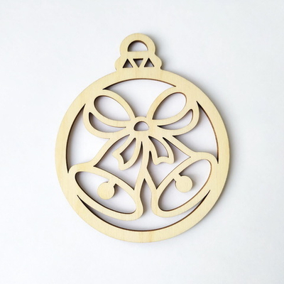 Подвеска на ёлку Шарик "Колокольчики"