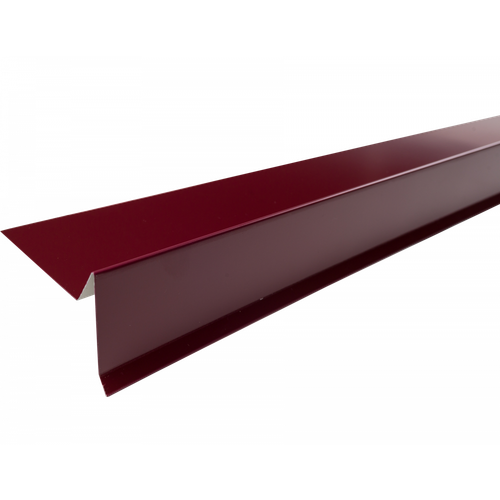 Планка торцевая Технониколь Shinglas красная 75х25х65х5 мм