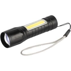 Светодиодный фонарь Трофи UA-101 аккумуляторный 3Вт LED + 3Вт COB оптический Zoom 3 режима