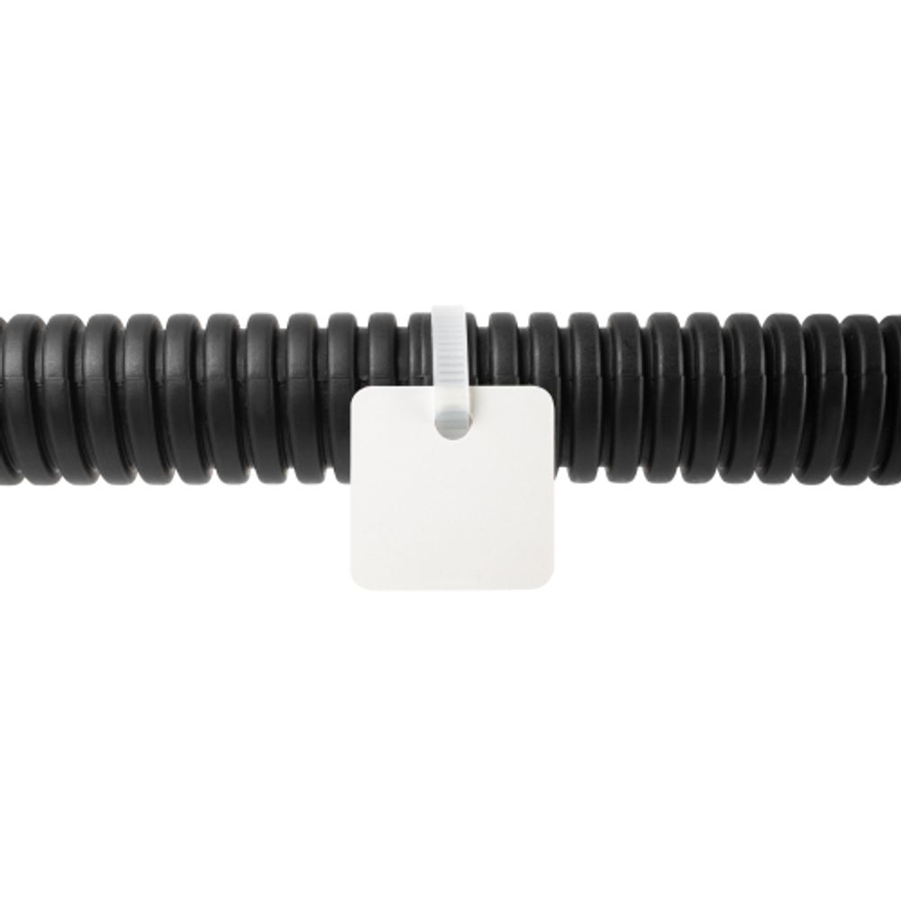 Бирка кабельная маркировочная ЭРА NO-224-607 У153 квадрат 25х25 мм 28*28 100 шт/уп | Бирки кабельные маркировочные