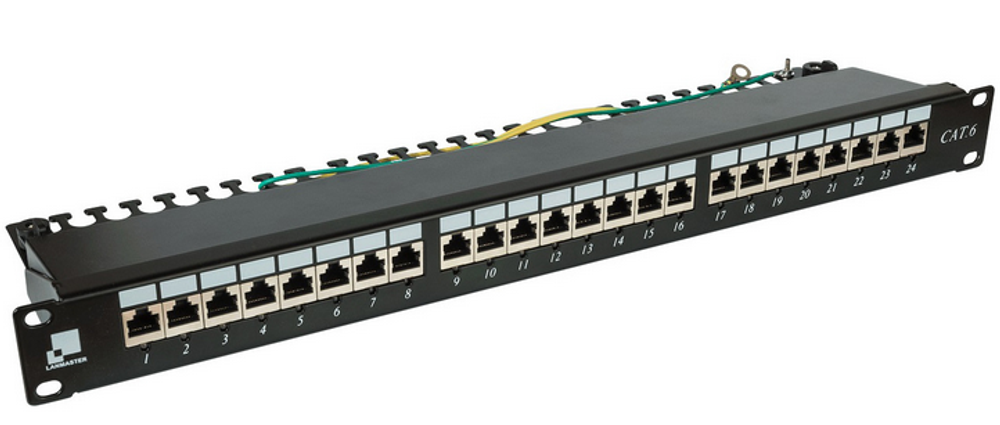 Патч-панель  Lanmaster LAN-PPi24S6