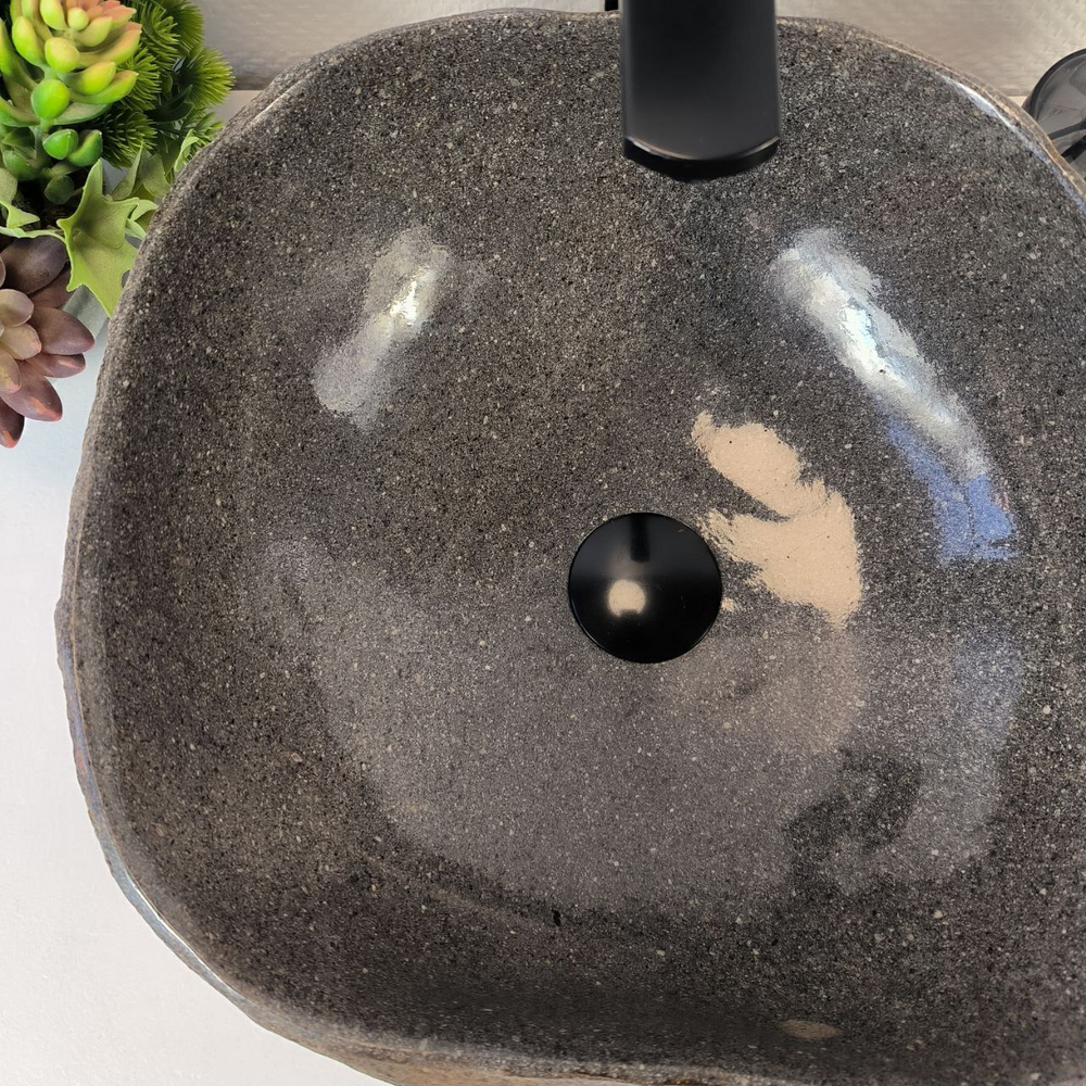 Раковина из речного камня RS-65365 38*38*15 0856
