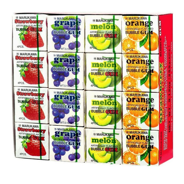 Жевательная резинка Marukawa Клубника Bubble Gum Strawberry 4 шт 5,4 г