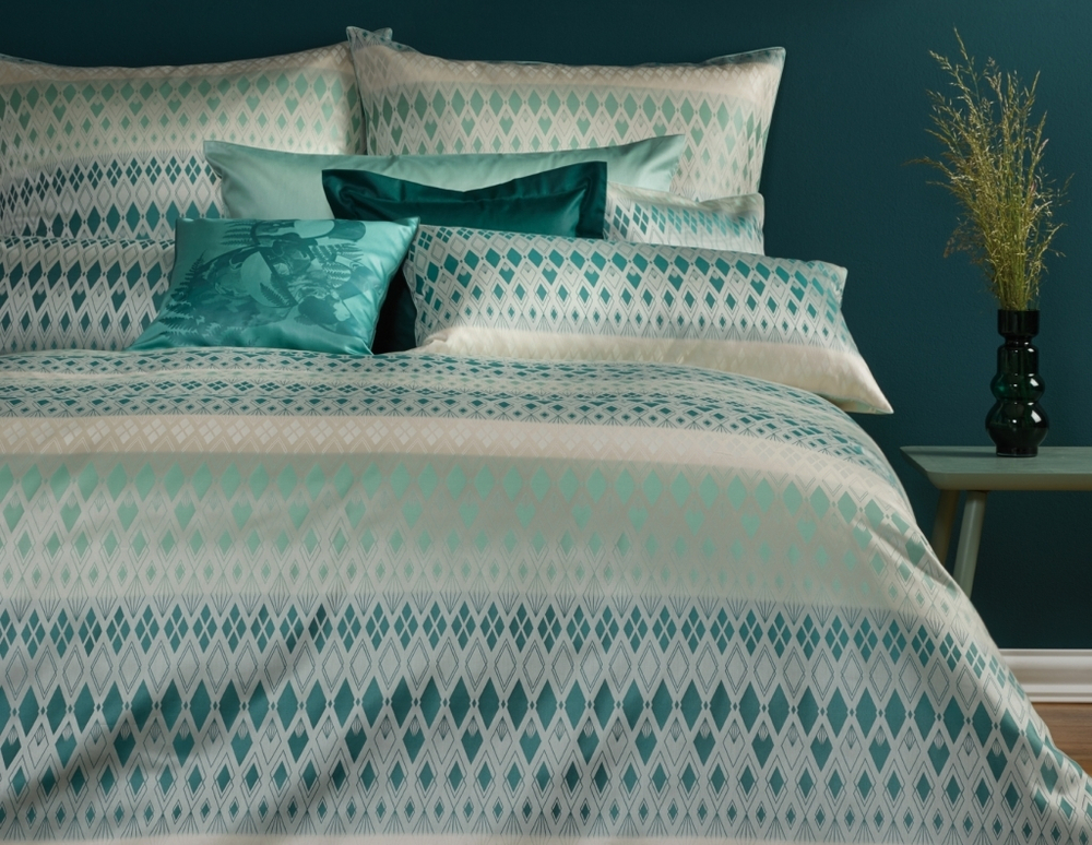 Наволочка 50х70 Curt Bauer Velda 2558/1097 green smoke