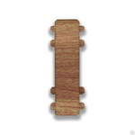 Соединитель к плинтусу "Идеал-М" Вишня тёмная