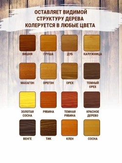 Краска для древесины и мебели белая полупрозрачная