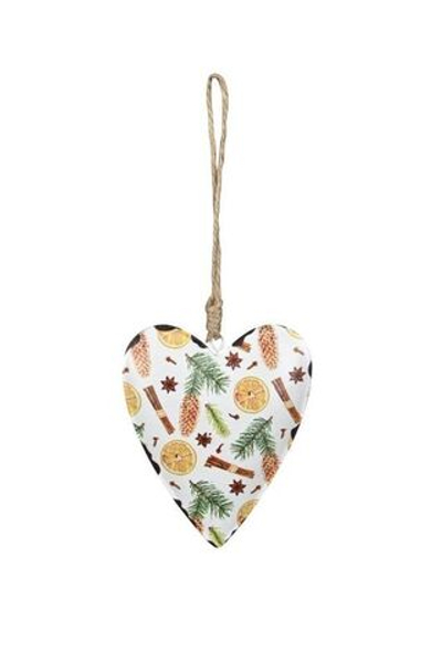 Декор подвесной "Пряное сердечко" 9,5x2x11см + 12см подвес