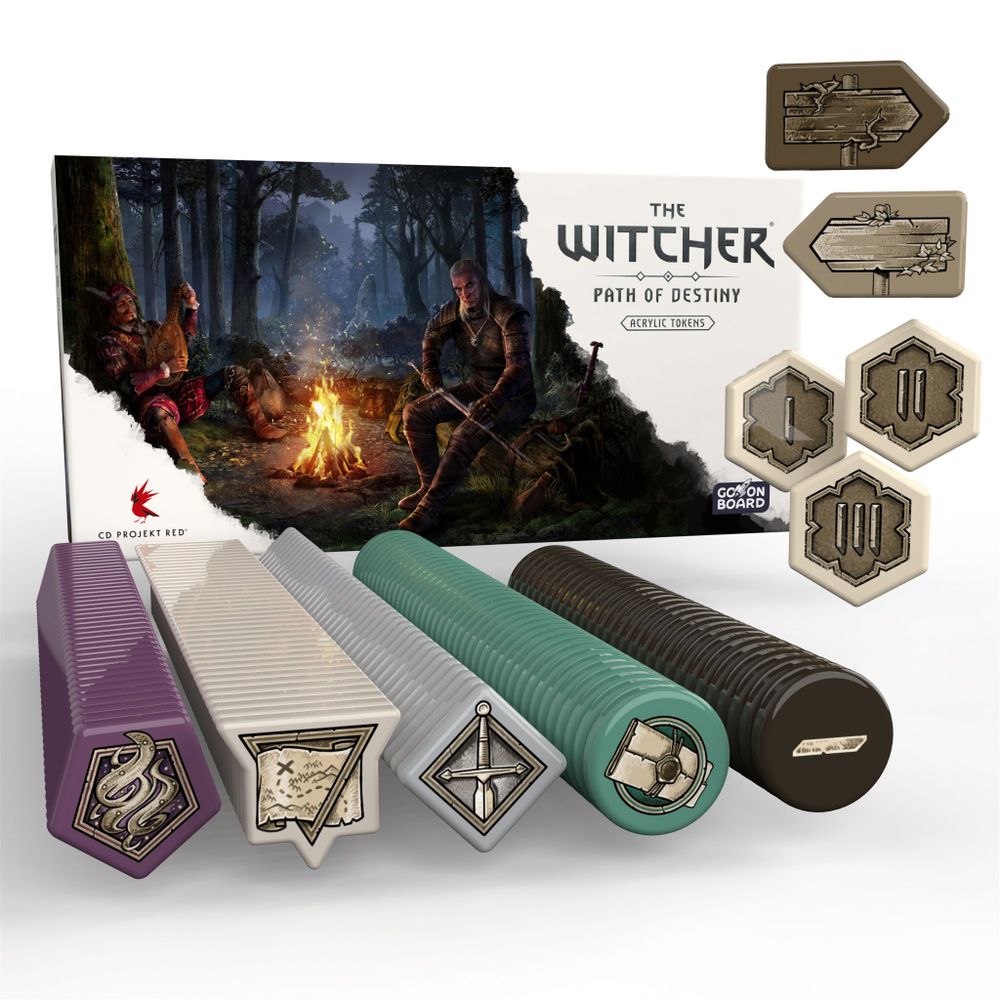 [Предзаказ] The Witcher: Path Of Destiny - Acrylic tokens