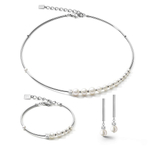 Браслет Coeur de Lion Asymmetry White-Silver 1102/30-1417 цвет серебряный, белый