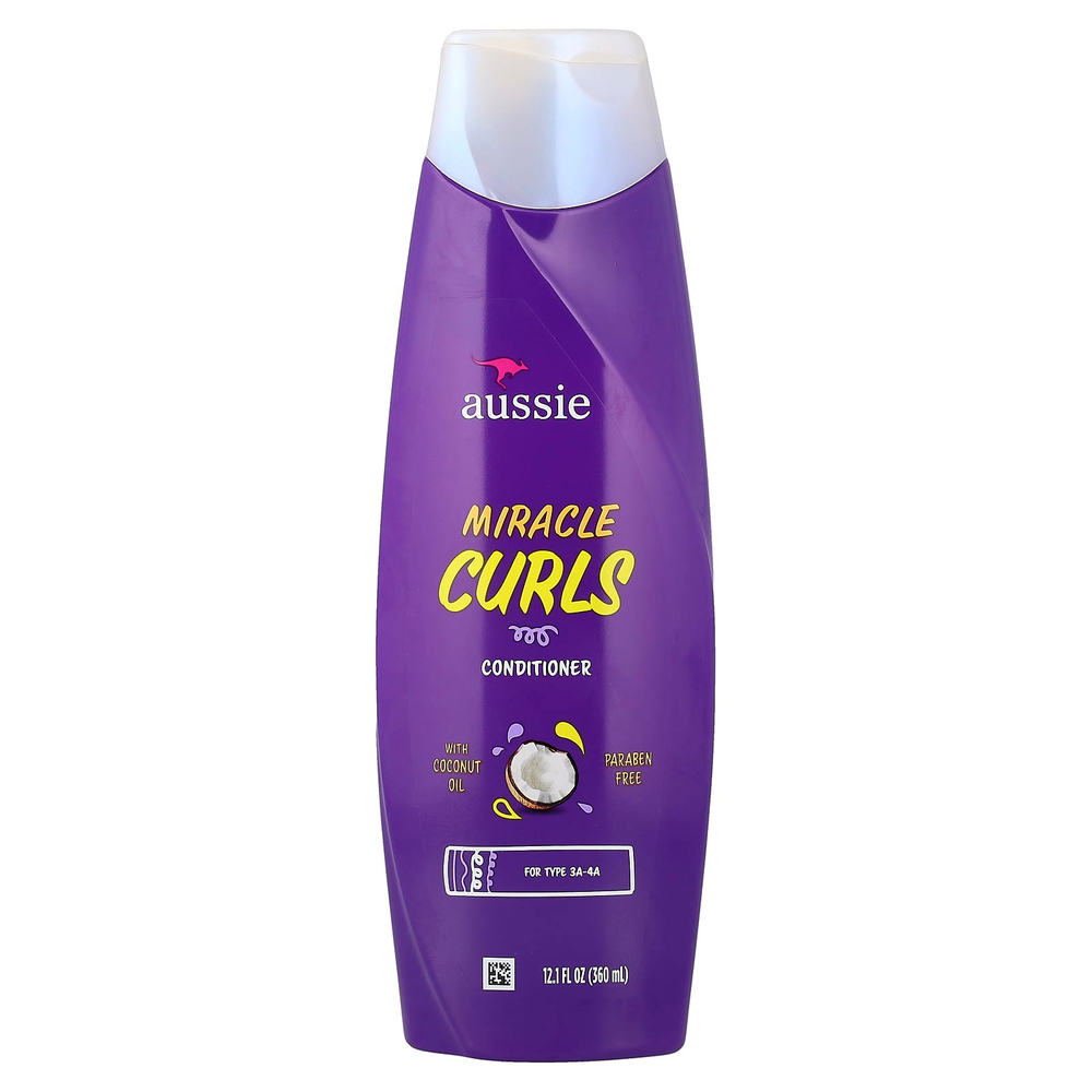 Aussie, Miracle Curls, кондиционер с кокосовым маслом, 360 мл (12,1 жидк. унции)