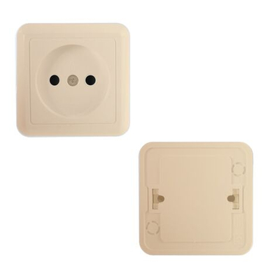 "ОПТИМА"Розетка откр. уст. одноместн. 10А РА10-375 "с/к" Кунцево Электро