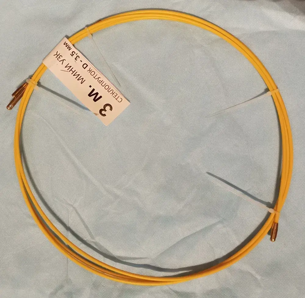 Мини УЗК 3 метра, протяжка для кабеля в бухте, пруток 3,5мм.