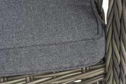 "Цесена" кресло плетеное из искусственного ротанга, цвет графит