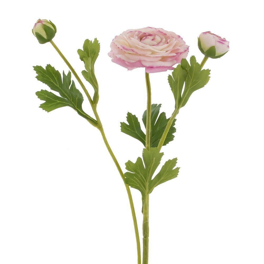 GAEM Цветок искусственный "Ранункулюс" (Real Touch), L14 W14 H46 см