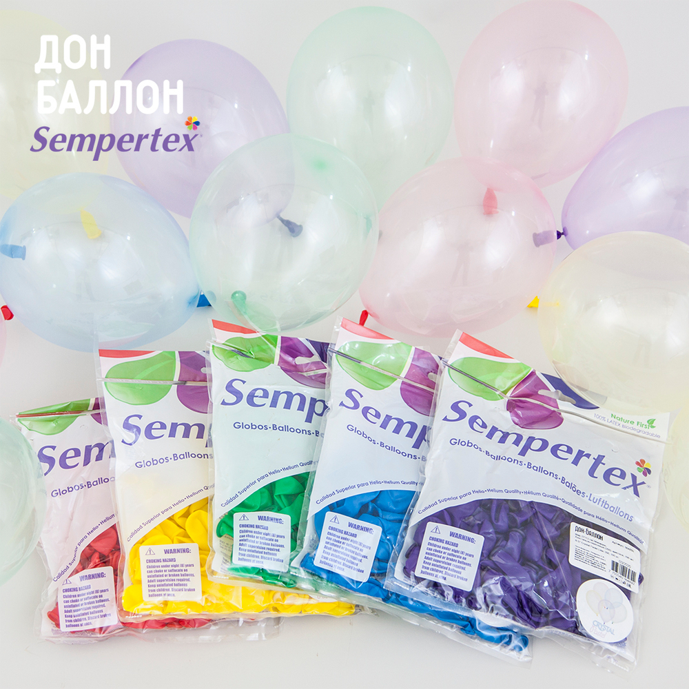 Шар 12" Хрустально-зеленый (331), макарунс, Кристал / Green 331 Sp