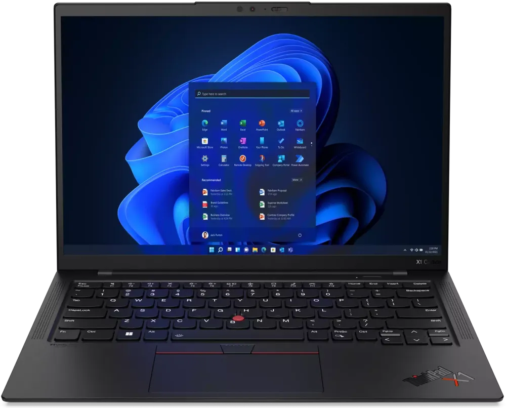 Ноутбук Lenovo ThinkPad X1 Carbon G10 Core i7 1255U 16Gb SSD512Gb Intel Iris Xe graphics 14&amp;quot; IPS WUXGA Win 11Pro black WiFi BT Cam (21CCS9Q101)
