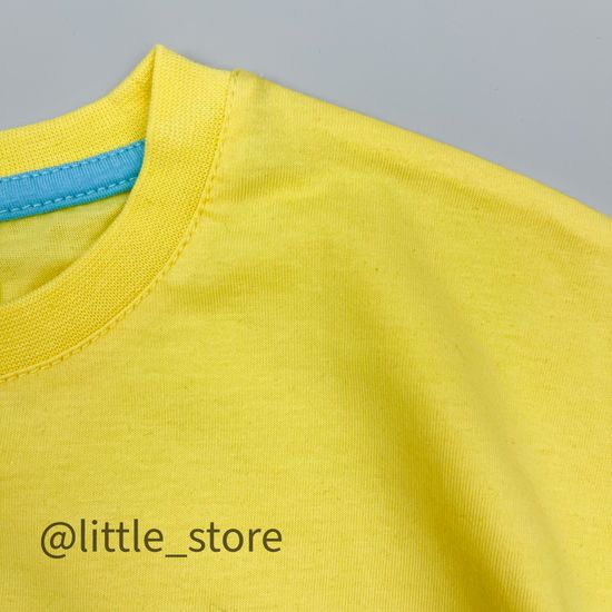 Футболка хлопковая "Акулы" солнечная