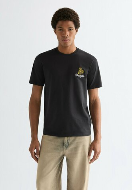 Футболка мужская WRANGLER EMBROIDERY TEE BLACK