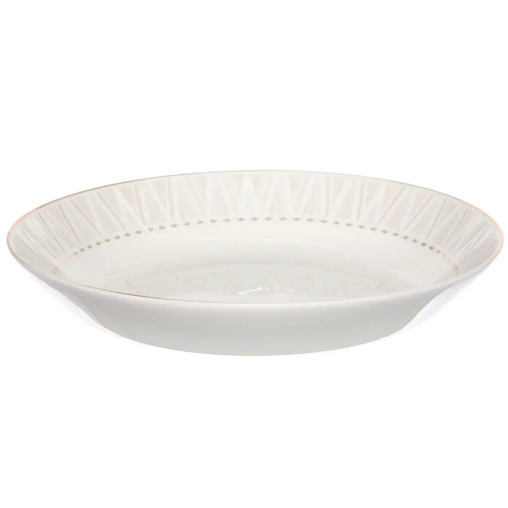 Тарелка фарфоровая «Серена» 20,5см глубокая