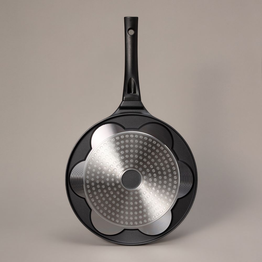 СКОВОРОДА AGNESS ДЛЯ ОЛАДИЙ С АНТИПРИГАР.ПОКРЫТИЕМ, ИНДУКЦИЯ, ДИАМЕТР=26.5 СМ