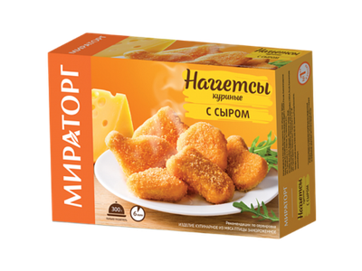 Наггетсы куриные с сыром, Мираторг, 0,3
