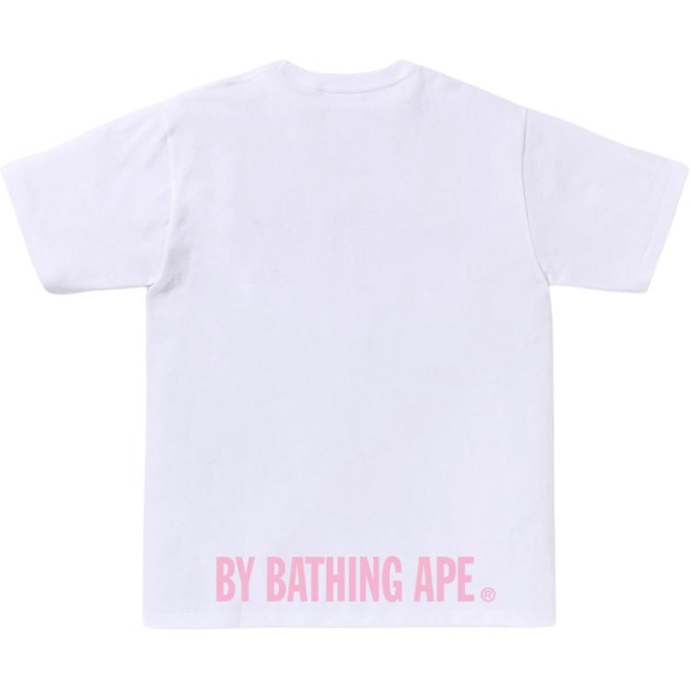 A Bathing Ape Bathing Ape Ss26 Футболка белый розовый