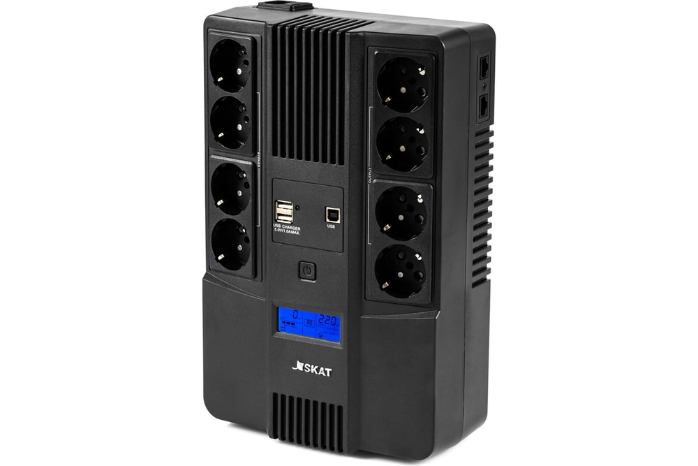 ИСТОЧНИК БЕСПЕРЕБОЙНОГО ПИТАНИЯ SKAT-UPS 800-AID-IN-1x9-8