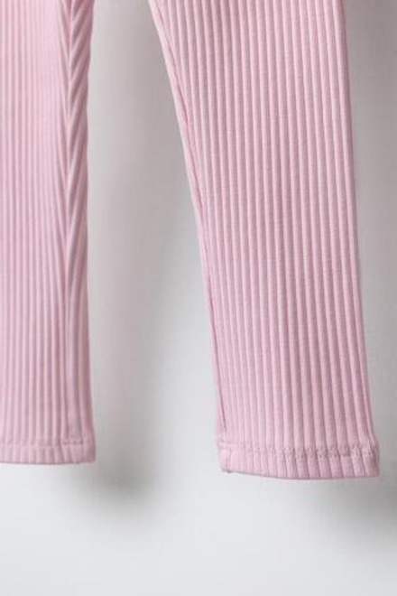 ZARA ЛЕГИНСЫ В РУБЧИК, ПАСТЕЛЬНАЯ МАЛЬВА