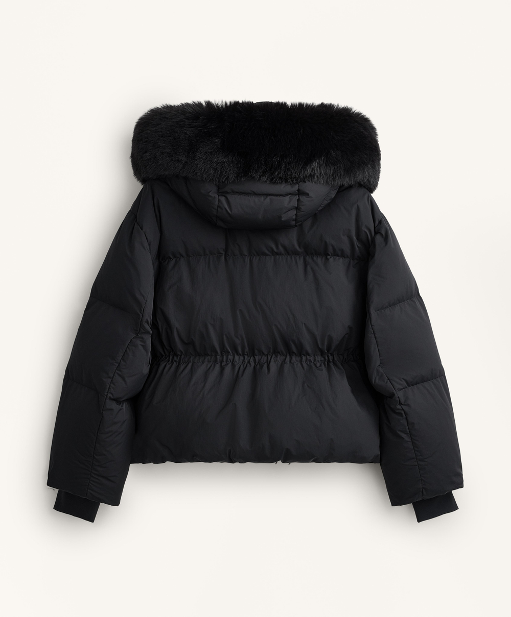 Oysho Короткий пуховик с наполнителем из 100%-го пуха, черный