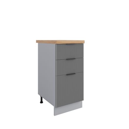 Кухня Модуль СМЯ 400 Мелисса Графит Скин