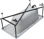 Акриловая ванна Aquanet Lotos 170x75 (с каркасом)