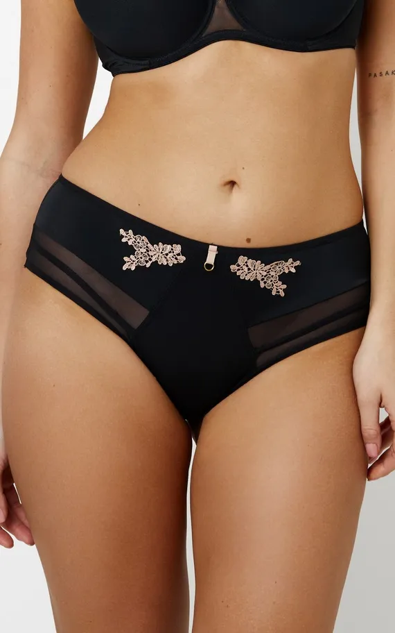 CHARLOTTE BLACK Трусы бразильяно