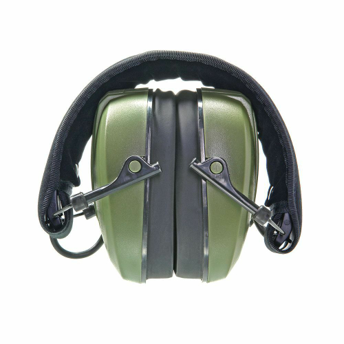 Активные стрелковые противошумные наушники Veber Медведь зеленые