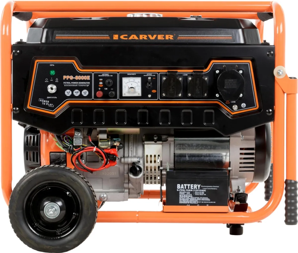 Бензиновый генератор CARVER PPG- 8000E