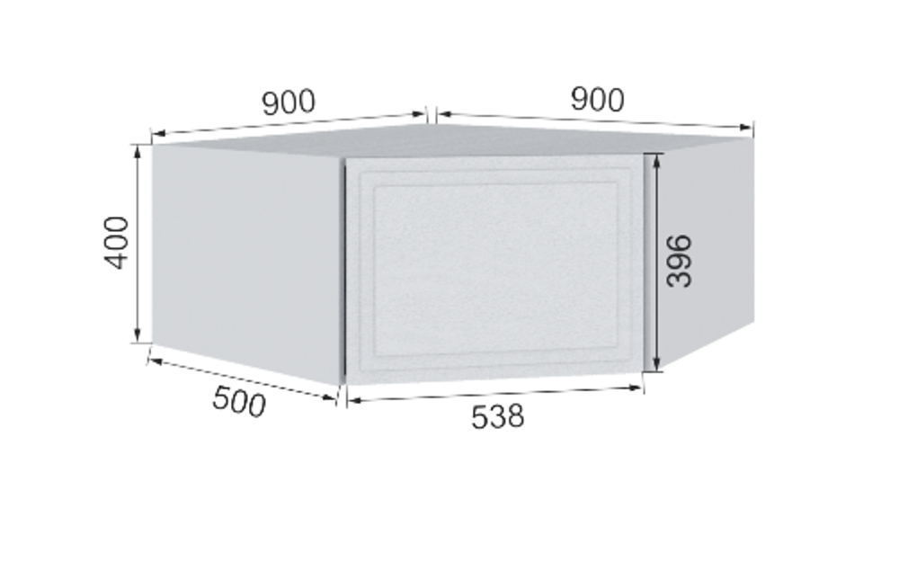 Антресоль Бруклин АУС400